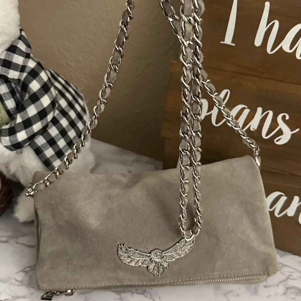 ZADIG & VOLTAIRE  SUEDE BAG - Picture 2 of 16